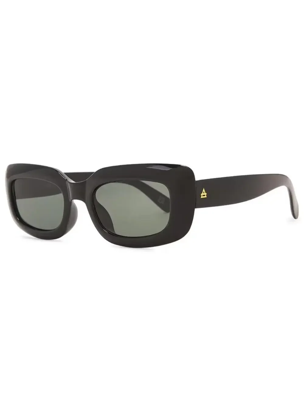 AIRE Orbit 54mm Unisex Rectangular Sunglasses Black 50-21-135 NWT